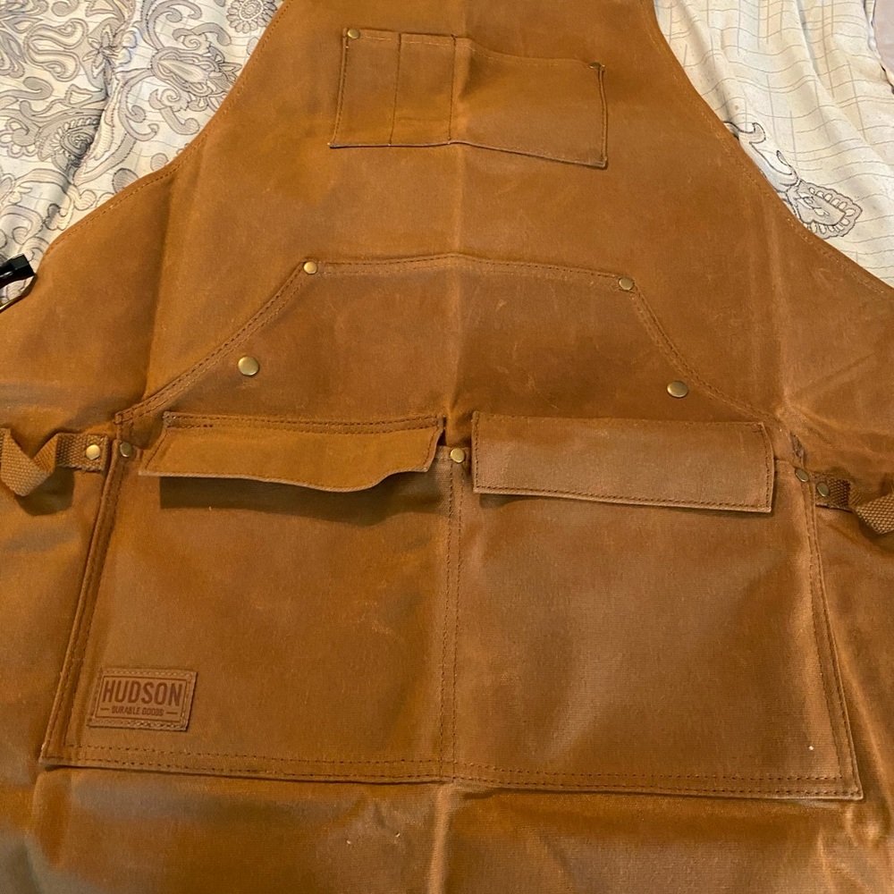 Hudson canvas art apron